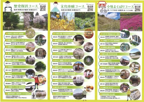 小原の春を巡る新パンフレット誕生「新しい春。おいしい小原さんぽ」